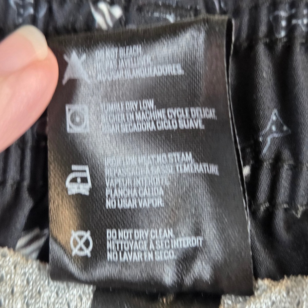 Huk Mens Swim Trunks Black Fish Print Mesh Lined Men's L - Picture 6 of 10